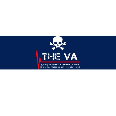 Skull The VA Giving Veterans A Second Chance Bumper Sticker