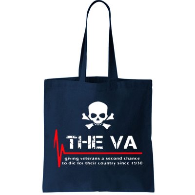 Skull The VA Giving Veterans A Second Chance Tote Bag