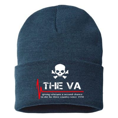 Skull The VA Giving Veterans A Second Chance Sustainable Knit Beanie