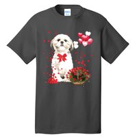 Shih Tzu Valentines Day Funny Dog Lover Happy Valentine Tall T-Shirt