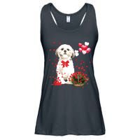 Shih Tzu Valentines Day Funny Dog Lover Happy Valentine Ladies Essential Flowy Tank