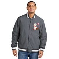 Shih Tzu Valentines Day Funny Dog Lover Happy Valentine Insulated Varsity Jacket