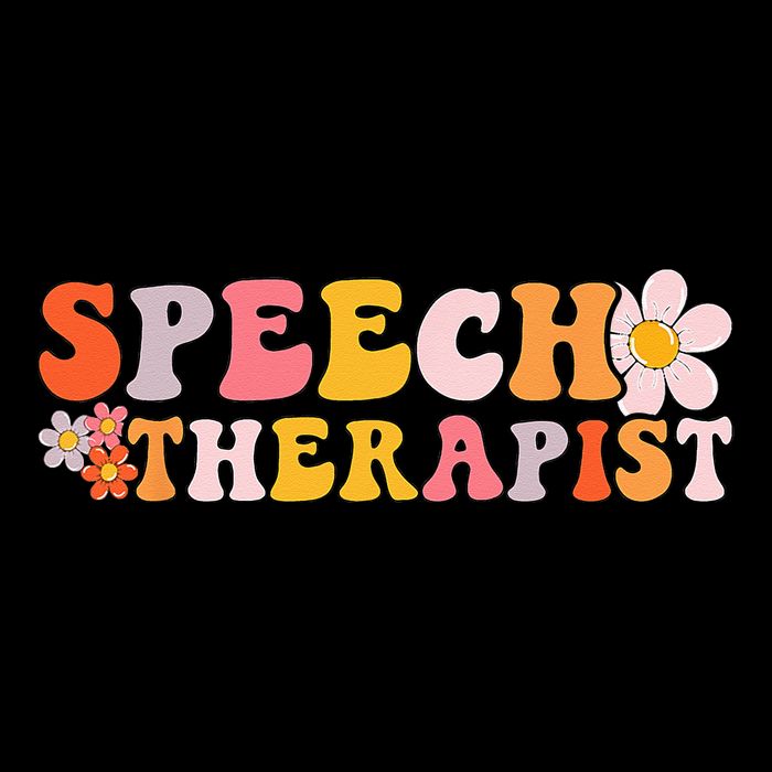 Speech Therapy Vintage Language Pathologist Speech Therapist Flatbill Hat