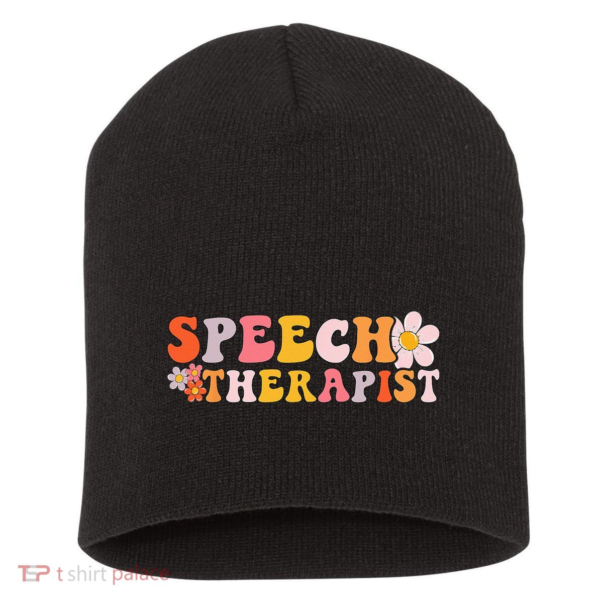 Speech Therapy Vintage Language Pathologist Speech Therapist Short Acrylic Beanie