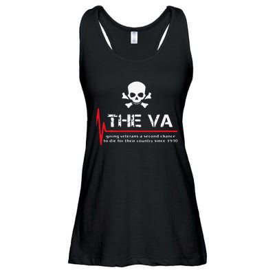 Skull The VA Giving Veterans A Second Chance Ladies Essential Flowy Tank