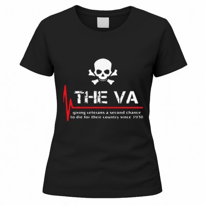 Skull The VA Giving Veterans A Second Chance Women's T-Shirt