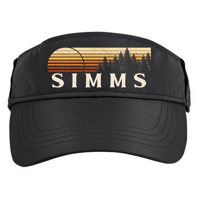Simms Tx Vintage Evergreen Sunset Eighties Retro Adult Drive Performance Visor