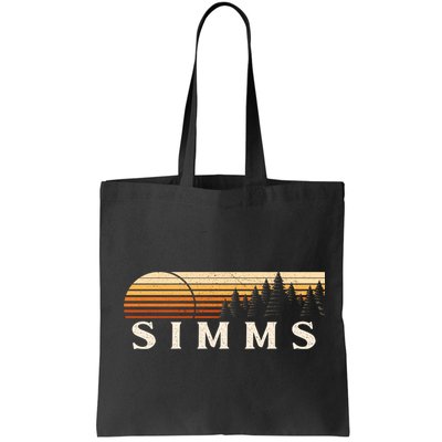 Simms Tx Vintage Evergreen Sunset Eighties Retro Bag