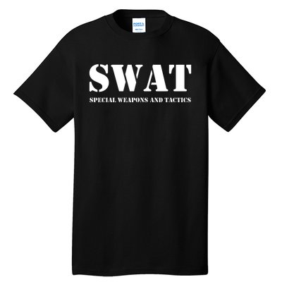 Swat Team Vintage Police Uniform Tall T-Shirt