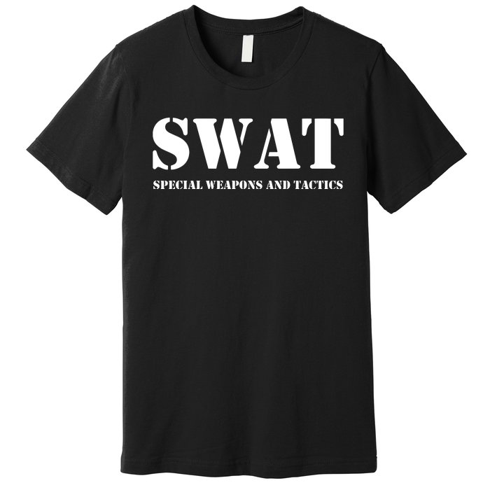 Swat Team Vintage Police Uniform Premium T-Shirt