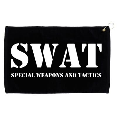 Swat Team Vintage Police Uniform Grommeted Golf Towel