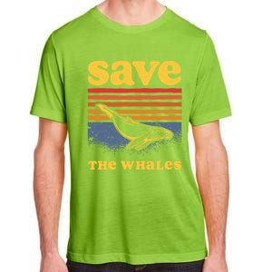 Save The Whales Killer Orca Whale Meaningful Gift Adult ChromaSoft Performance T-Shirt