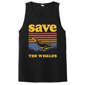 Save The Whales Killer Orca Whale Meaningful Gift PosiCharge Competitor Tank