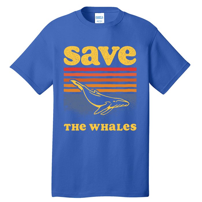 Save The Whales Killer Orca Whale Meaningful Gift Tall T-Shirt