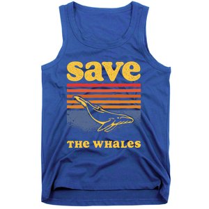 Save The Whales Killer Orca Whale Meaningful Gift Tank Top