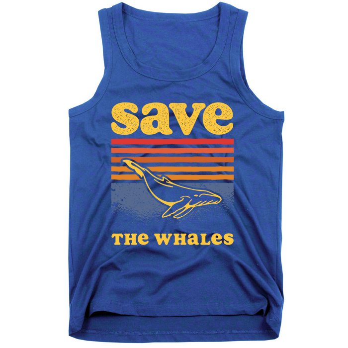 Save The Whales Killer Orca Whale Meaningful Gift Tank Top