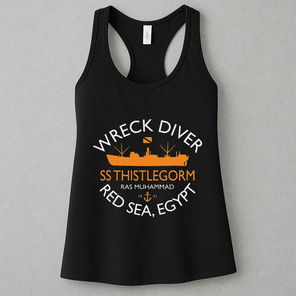 Ss Thistlegorm Wreck Diver Red Sea Egypt Womens Tank Top