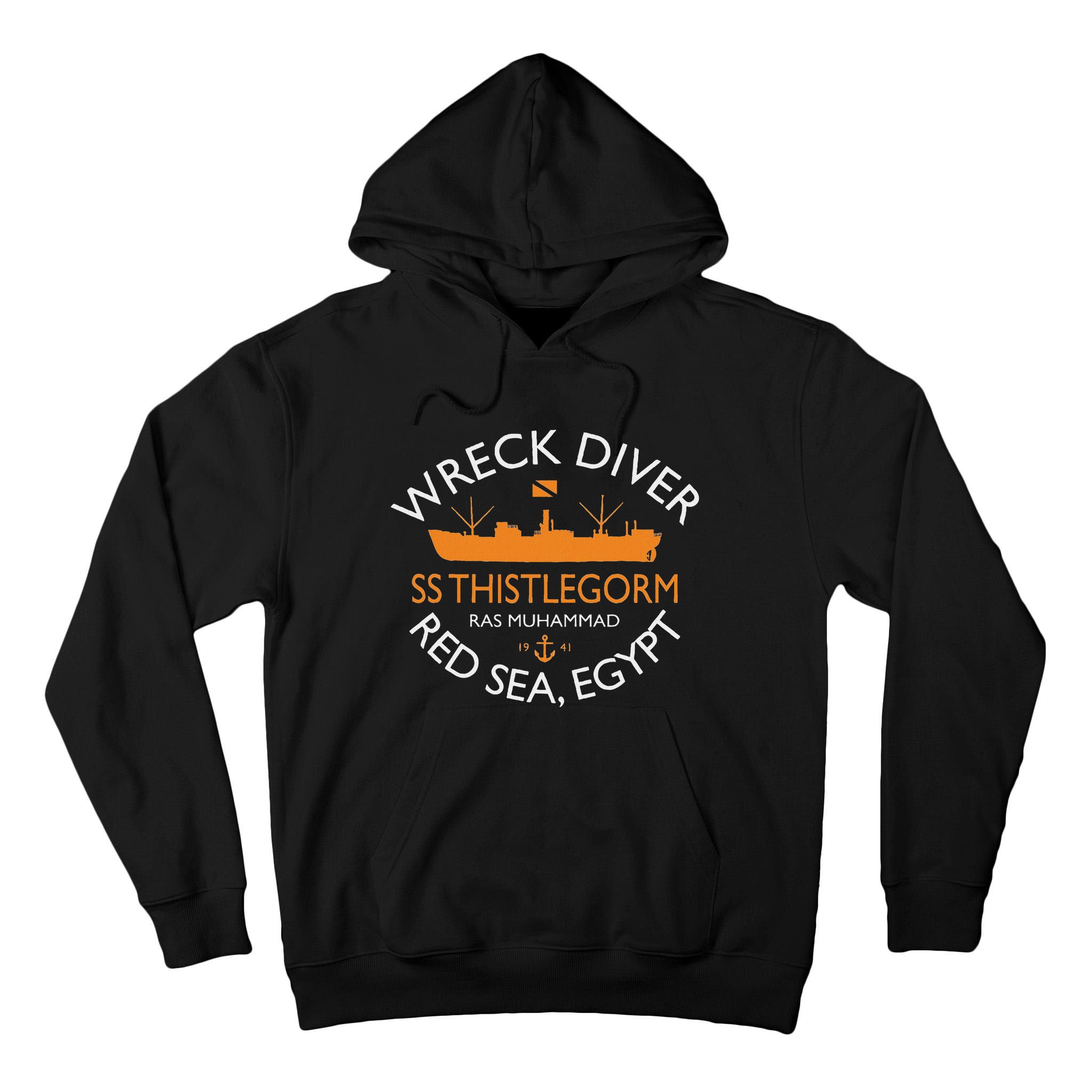 Ss Thistlegorm Wreck Diver Red Sea Egypt Tall Hoodie