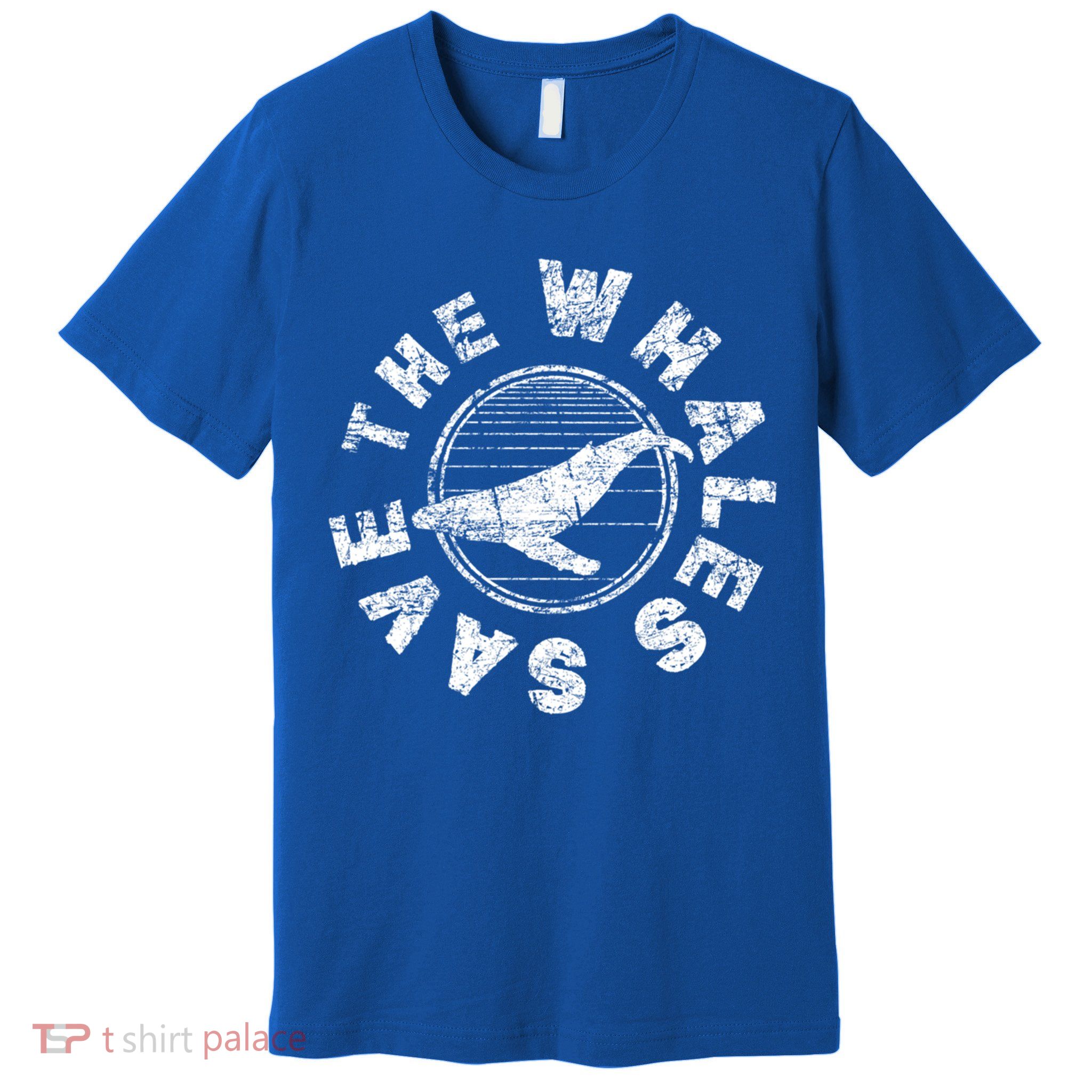 Save The Whales 80s Retro Ocean Conservation Vintage Gift Premium T-Shirt