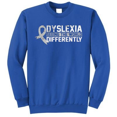 Seeing The World Differently Gift Dyslexia Meaningful Gift Sweatshirt