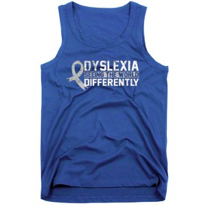 Seeing The World Differently Gift Dyslexia Meaningful Gift Tank Top