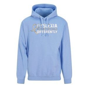 Seeing The World Differently Gift Dyslexia Meaningful Gift Unisex Surf Hoodie