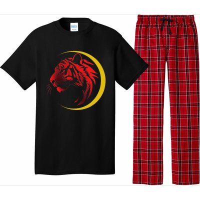 Shotokan Tiger With Gold Crescent Karate Modern Pajama Set