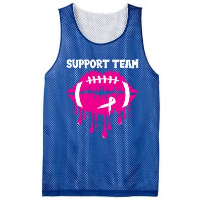 Support Team Wear Pink Football Lips Breast Cancer Warrior Great Gift Mesh Reversible Basketball Jersey Tank