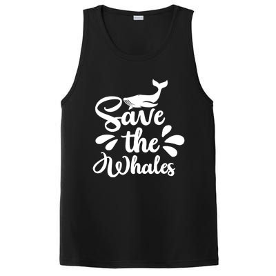 Save The Whales Cute Whales Sea Animal Funny Gift PosiCharge Competitor Tank