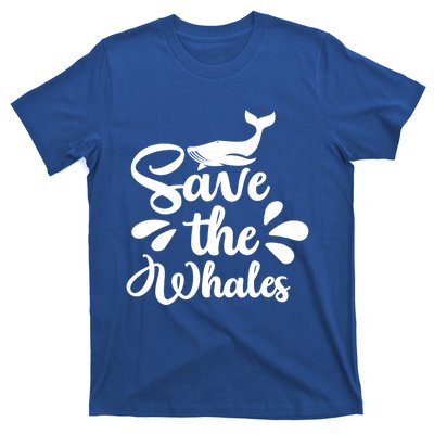 Save The Whales Cute Whales Sea Animal Funny Gift T-Shirt