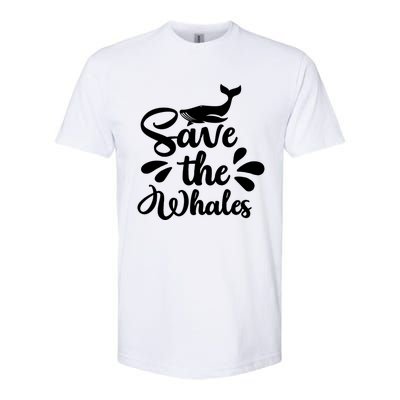 Save The Whales Cute Whales Sea Animal Funny Gift Softstyle CVC T-Shirt