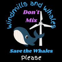 Save The Whales From Windmills In The Sea And Ocean Design Gift Backpack