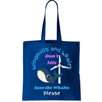 Save The Whales From Windmills In The Sea And Ocean Design Gift Bag