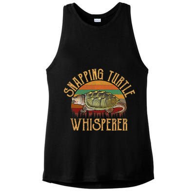 Snapping Turtle Whisperer, Snapping Turtle Ladies PosiCharge Tri-Blend Wicking Tank