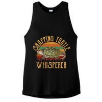 Snapping Turtle Whisperer, Snapping Turtle Ladies PosiCharge Tri-Blend Wicking Tank
