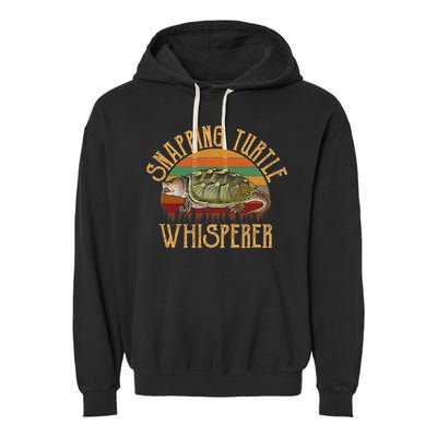 Snapping Turtle Whisperer, Snapping Turtle Garment-Dyed Fleece Hoodie