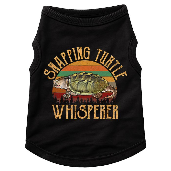 Snapping Turtle Whisperer, Snapping Turtle Doggie Tank