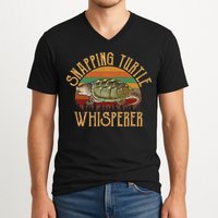 Snapping Turtle Whisperer, Snapping Turtle V-Neck T-Shirt