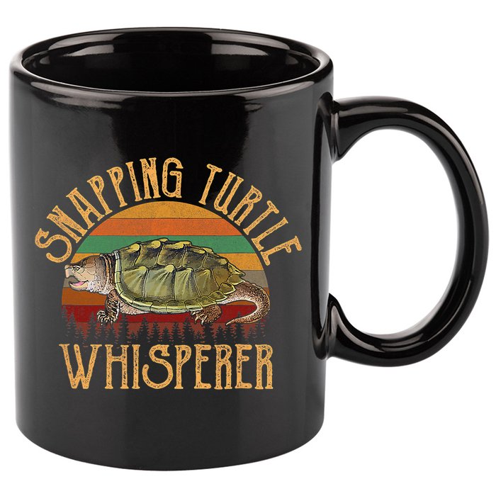 Snapping Turtle Whisperer, Snapping Turtle 11oz C Handle Ceramic Mug