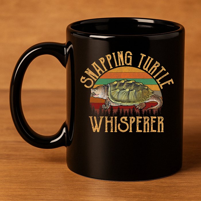 Snapping Turtle Whisperer, Snapping Turtle 11oz C Handle Ceramic Mug