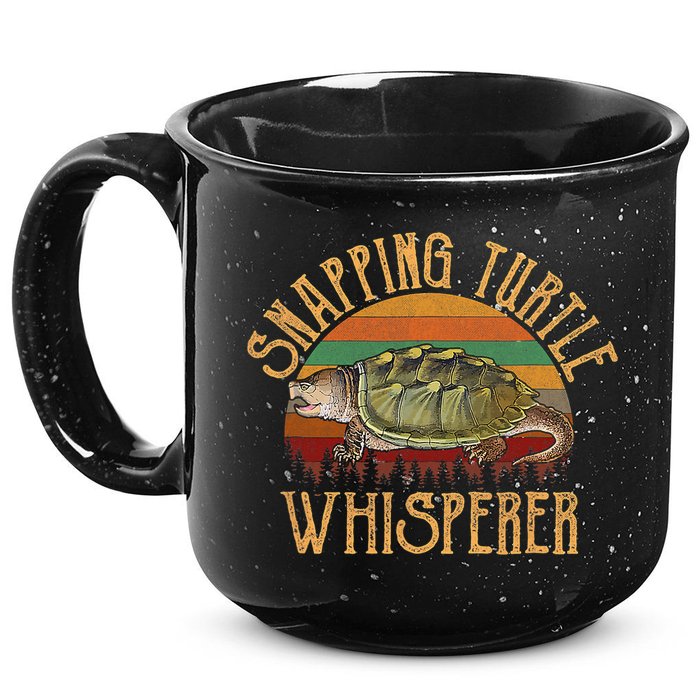 Snapping Turtle Whisperer, Snapping Turtle 15oz Campfire Ceramic Mug