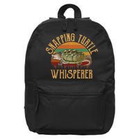 Snapping Turtle Whisperer, Snapping Turtle 16 in Basic Backpack