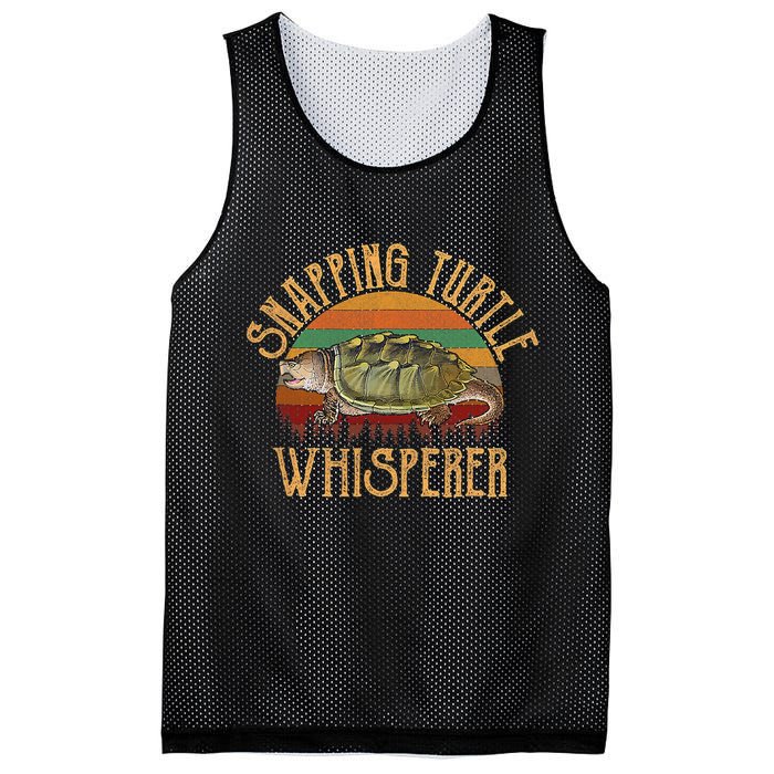 Snapping Turtle Whisperer, Snapping Turtle Mesh Reversible Basketball Jersey Tank