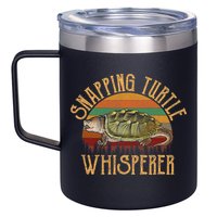 Snapping Turtle Whisperer, Snapping Turtle 12oz Stainless Steel Coffee Mug