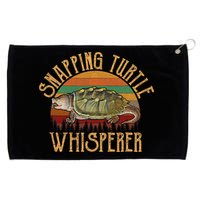 Snapping Turtle Whisperer, Snapping Turtle Grommeted Golf Towel