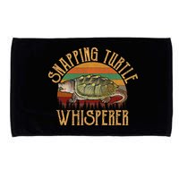 Snapping Turtle Whisperer, Snapping Turtle Microfiber Hand Towel