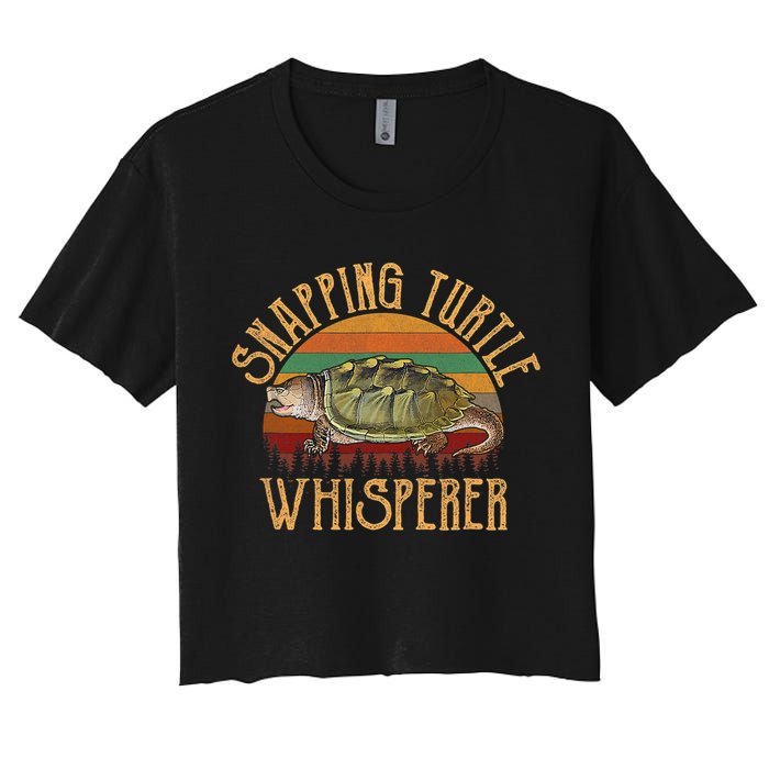 Snapping Turtle Whisperer, Snapping Turtle Crop Top