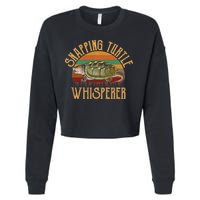 Snapping Turtle Whisperer, Snapping Turtle Cropped Pullover Crew