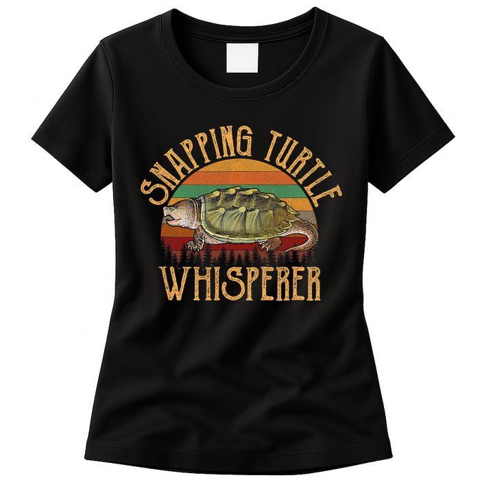 Snapping Turtle Whisperer, Snapping Turtle Womens T-Shirt