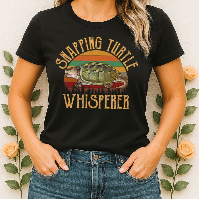Snapping Turtle Whisperer, Snapping Turtle Womens T-Shirt